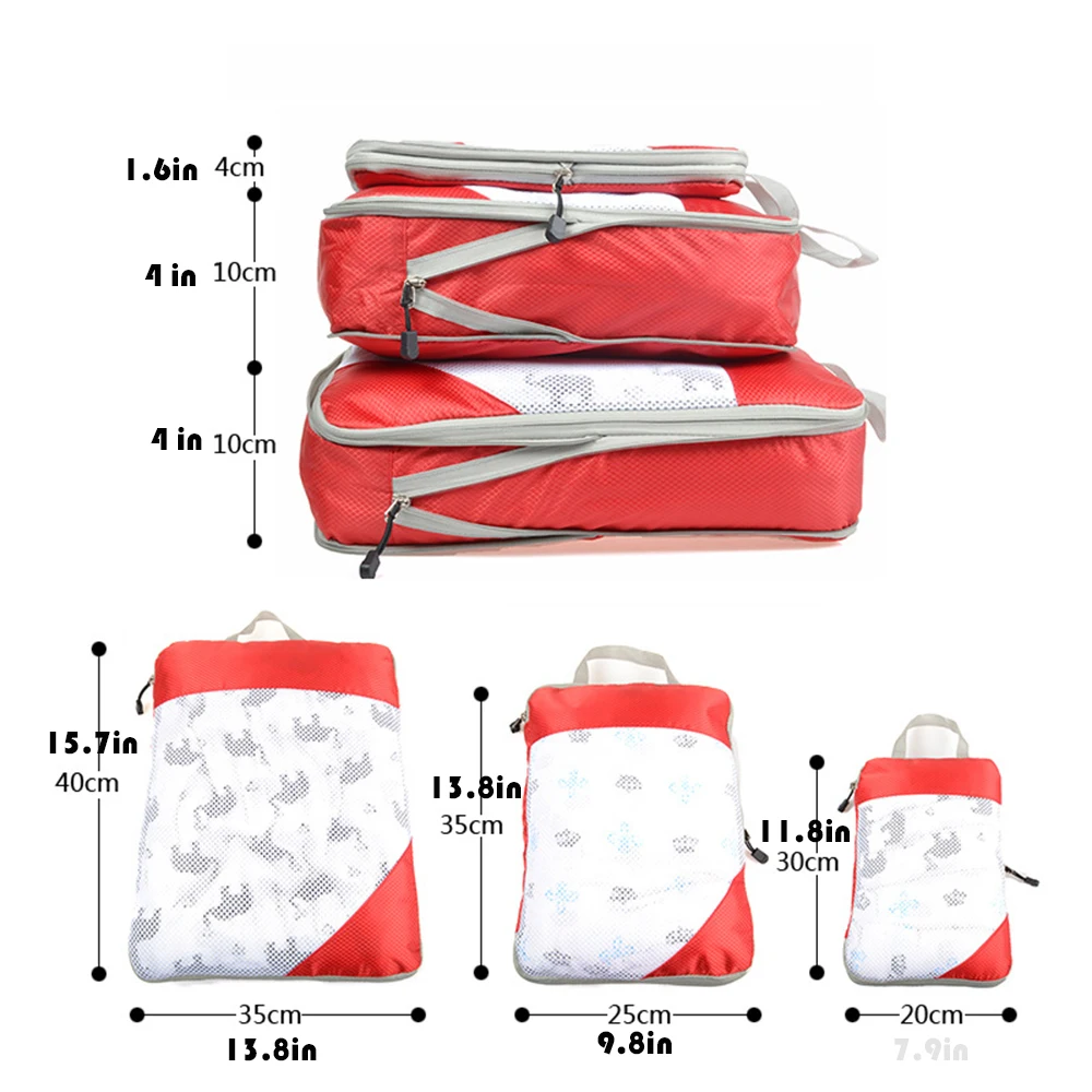 3 PCS Convenient Solid Eco-friendly Travel Packing Cube Pouch Suitcase Clothes Luggage Organizer 
3 PCS Convenient Solid Eco-friendly Travel Packing Cube Pouch Suitcase Clothes Luggage Organizer