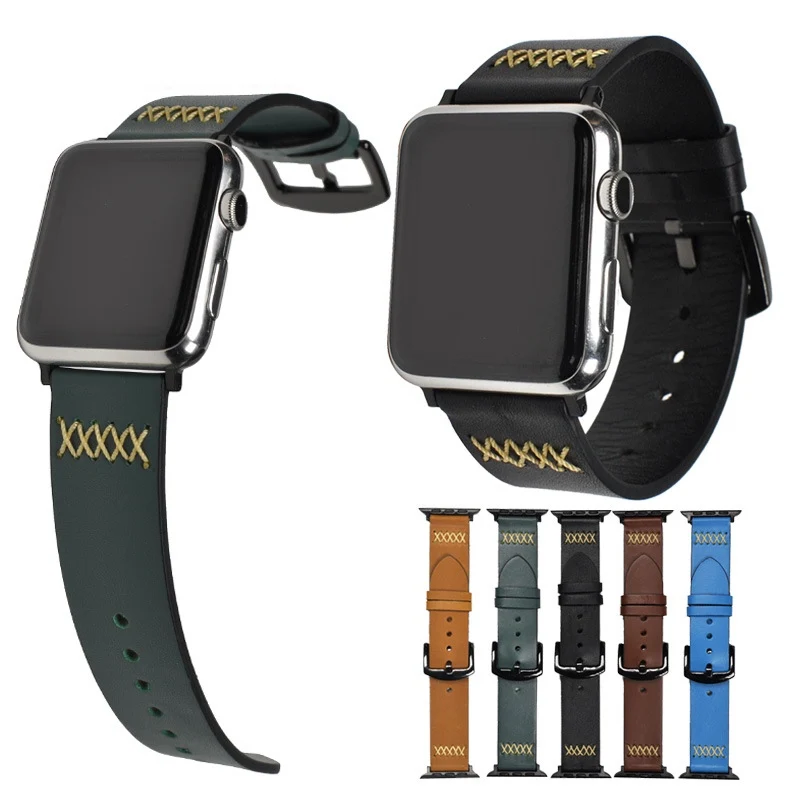 Leather Strap For Apple watch band 44mm 40mm 38mm 42mm Watchband Bracelet Correa For Apple Watch band 45mm 41mm series 7 SE 6 5
Leather Strap For Apple watch band 44mm 40mm 38mm 42mm Watchband Bracelet Correa For Apple Watch band 45mm 41mm series 7 SE 6 5