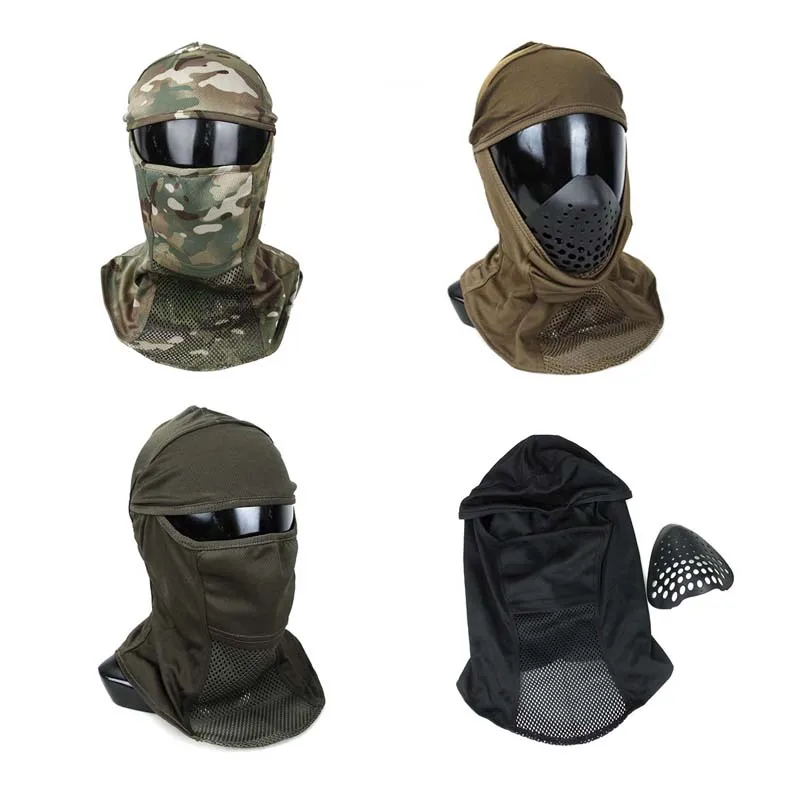 

TMC New CS Tactical Camo Head Cover Mesh Balaclava Full FaceMask Sunscreen Dust-proof Full-wrapped Headscarf TMC3487
