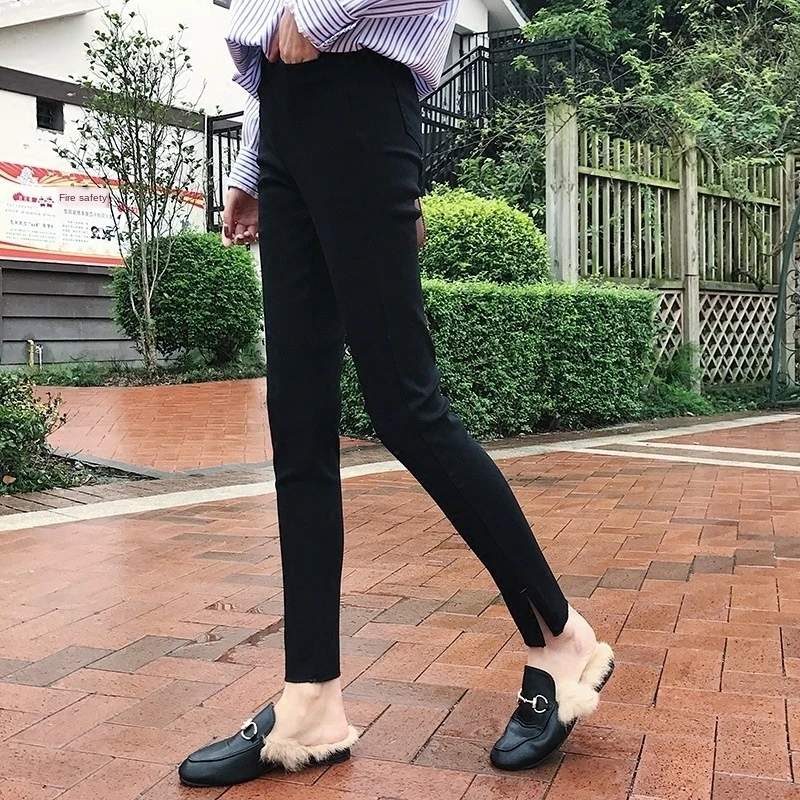 Stretch Plus Size Pants for Woman New Slim Temperament Casual Legins Pants Office Lady All-match Basic Trousers White Black
Stretch Plus Size Pants for Woman New Slim Temperament Casual Legins Pants Office Lady All-match Basic Trousers White Black