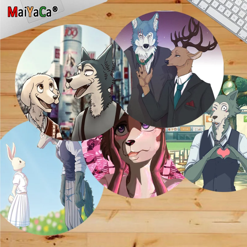 Maiyaca Your Own Mats BEASTARS Computer Gaming round Mousemats gaming Mousepad Rug For PC Laptop Notebook
Maiyaca Your Own Mats BEASTARS Computer Gaming round Mousemats gaming Mousepad Rug For PC Laptop Notebook