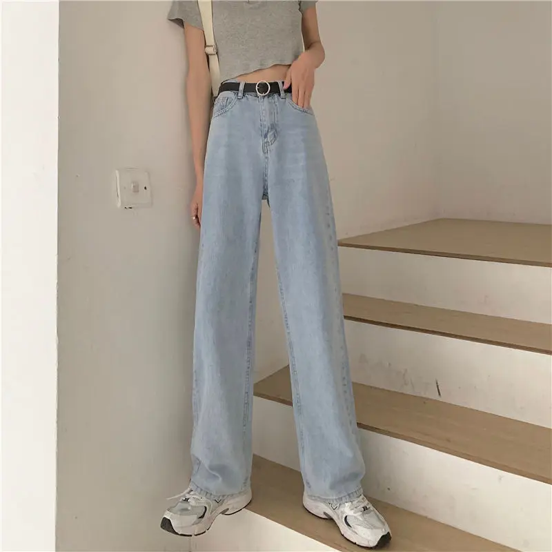 Straight jeans women's high waist and wide leg, loose and thin and drooping, 2021 new thin student's versatile trend
Straight jeans women's high waist and wide leg, loose and thin and drooping, 2021 new thin student's versatile trend
