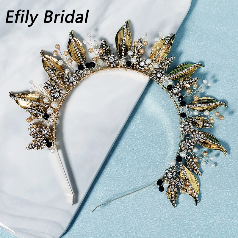 Efily Handmade Leaf Rhinestone Headbands for Women Hairbands Luxury Hair Accessories Party Headpiece Headwear Jewelry Gift
Efily Handmade Leaf Rhinestone Headbands for Women Hairbands Luxury Hair Accessories Party Headpiece Headwear Jewelry Gift