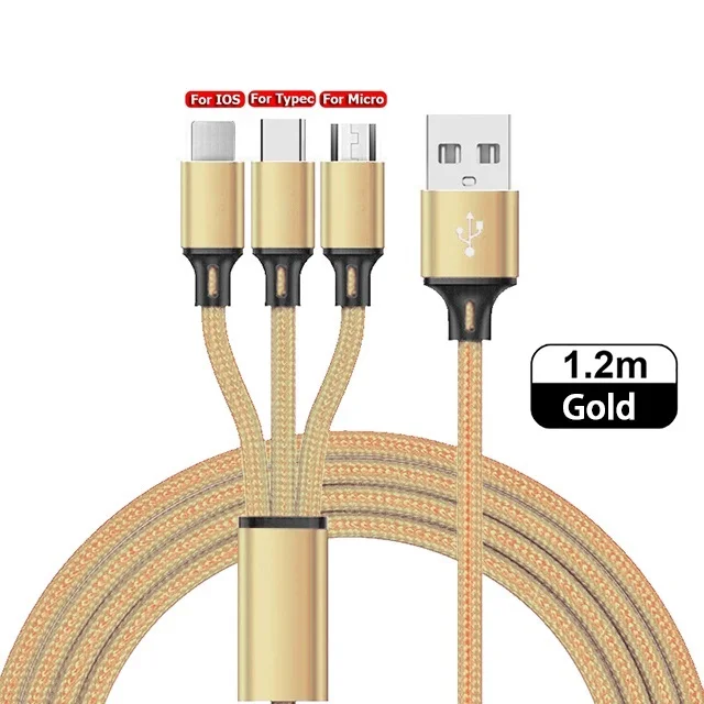 Hot Type C Charger Cable Multi Usb Port Multiple Usb Charging Cord Usbc Mobile Phone Wire For Samsung Hot Sell 3 In 1 Micro USB
Hot Type C Charger Cable Multi Usb Port Multiple Usb Charging Cord Usbc Mobile Phone Wire For Samsung Hot Sell 3 In 1 Micro USB