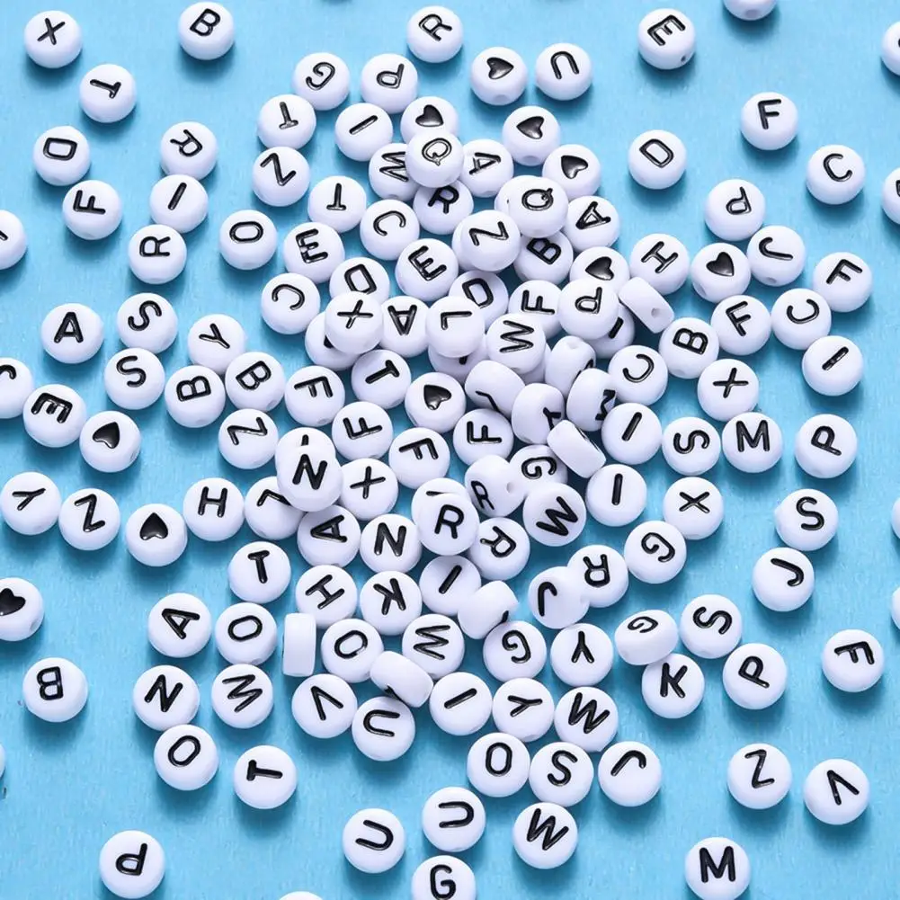 1200Pcs Bead Letter Pattern Durable Acrylic Adorable Heart Pony Beads for Jewelry Making
1200Pcs Bead Letter Pattern Durable Acrylic Adorable Heart Pony Beads for Jewelry Making