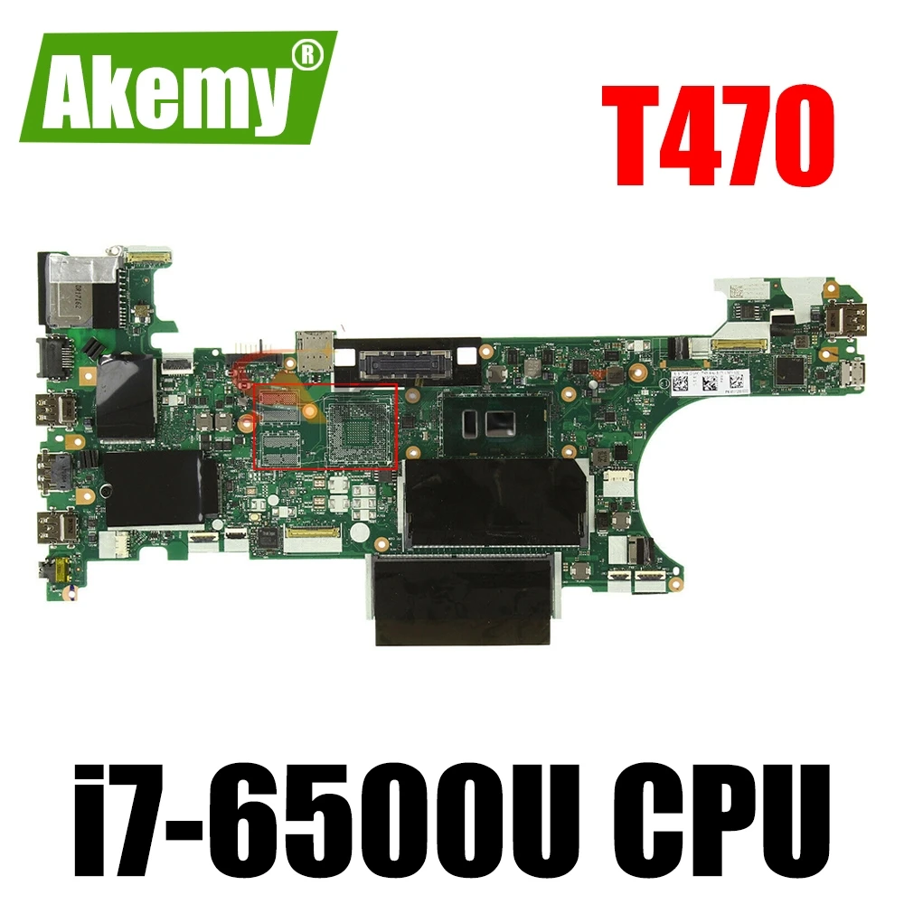 Laptop motherboard For LENOVO Thinkpad T470 Core SR2EZ i7-6500U Mainboard 01HW531 NM-A931 Tested 100% 
Laptop motherboard For LENOVO Thinkpad T470 Core SR2EZ i7-6500U Mainboard 01HW531 NM-A931 Tested 100%