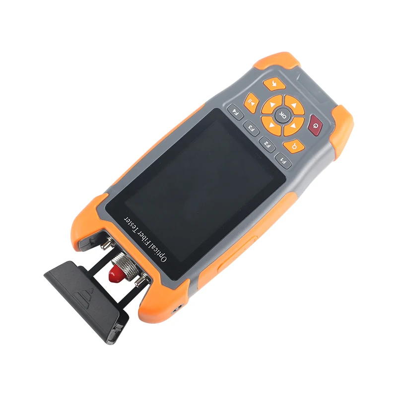 FTTH MINI OTDR Optical time-domain Reflectometer with Mul functions VFL OLS OPM Ethernet Fiber Cable Tester
FTTH MINI OTDR Optical time-domain Reflectometer with Mul functions VFL OLS OPM Ethernet Fiber Cable Tester