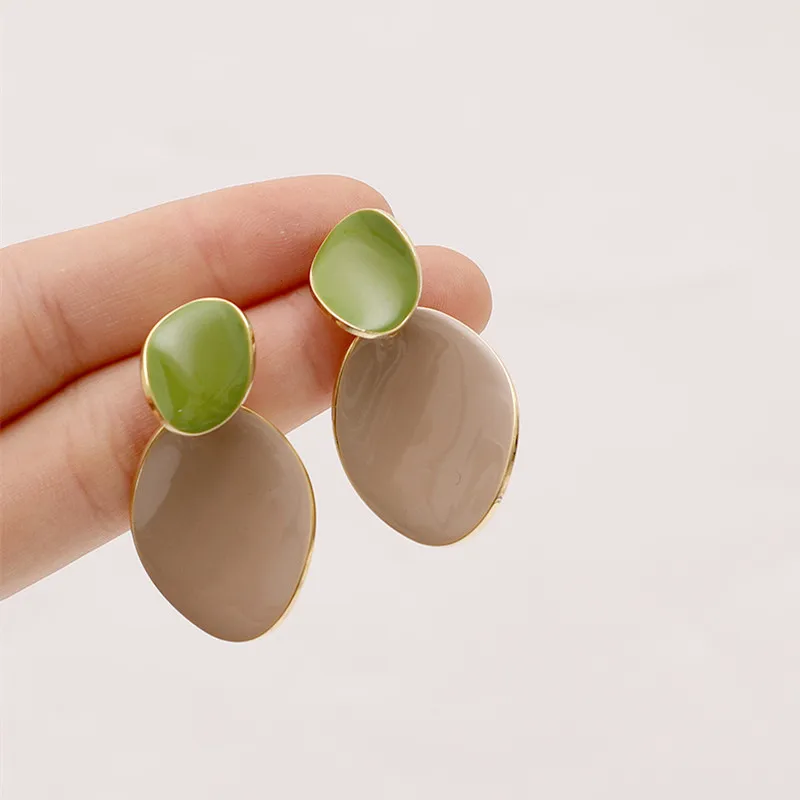 Morandi Color Dangle Earrings for Women Double Round Korean Fashion Girls Drop Earring Stitching Color Small Earrings pendientes
Morandi Color Dangle Earrings for Women Double Round Korean Fashion Girls Drop Earring Stitching Color Small Earrings pendientes
