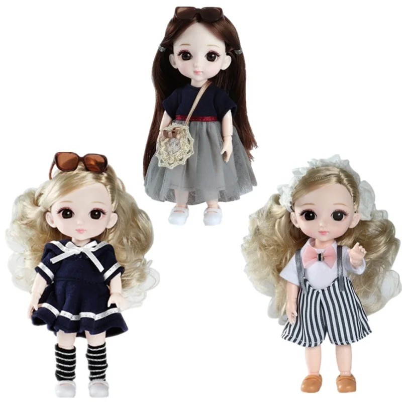16 см BJD 1/12 шарнирные Куклы Коллекционные игрушки для детей 18 суставов с одеждой парик обувь для детей подарок рождественские подарки
16 см BJD 1/12 шарнирные Куклы Коллекционные игрушки для детей 18 суставов с одеждой парик обувь для детей подарок рождественские подарки