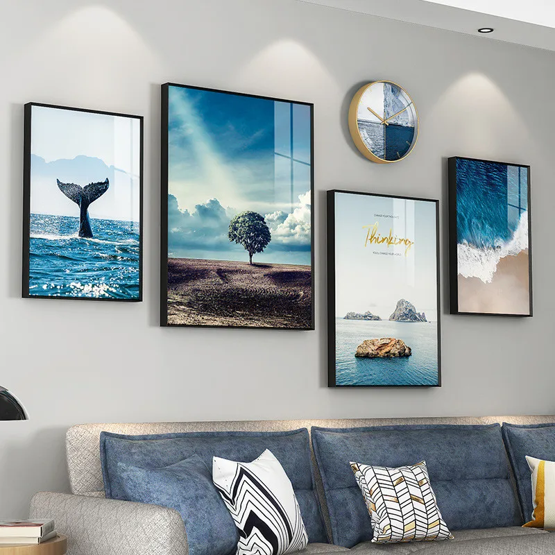 New Style Living Room wall Decoration Picture Frame Wall Suit Simple Restaurant Hanging Picture Sofa Background Wall Decoration
New Style Living Room wall Decoration Picture Frame Wall Suit Simple Restaurant Hanging Picture Sofa Background Wall Decoration