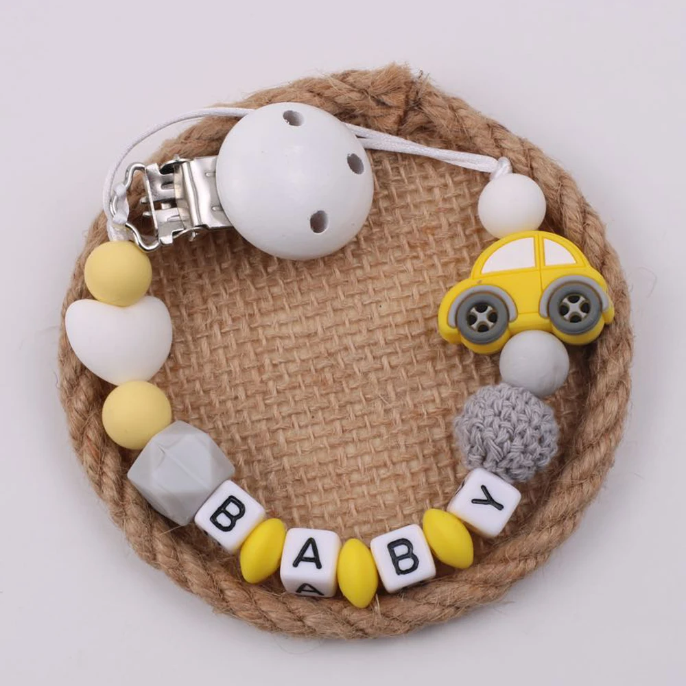 Creative new cartoon car nipple chain multicolor baby molar anti-chain nipple clip toy
Creative new cartoon car nipple chain multicolor baby molar anti-chain nipple clip toy