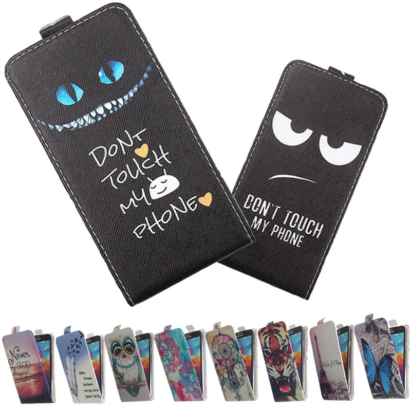 

For Highscreen Power Five Four Pure F J Spark 2 Verge Zera U Phone case Painted Flip PU Leather Holder protector Cover