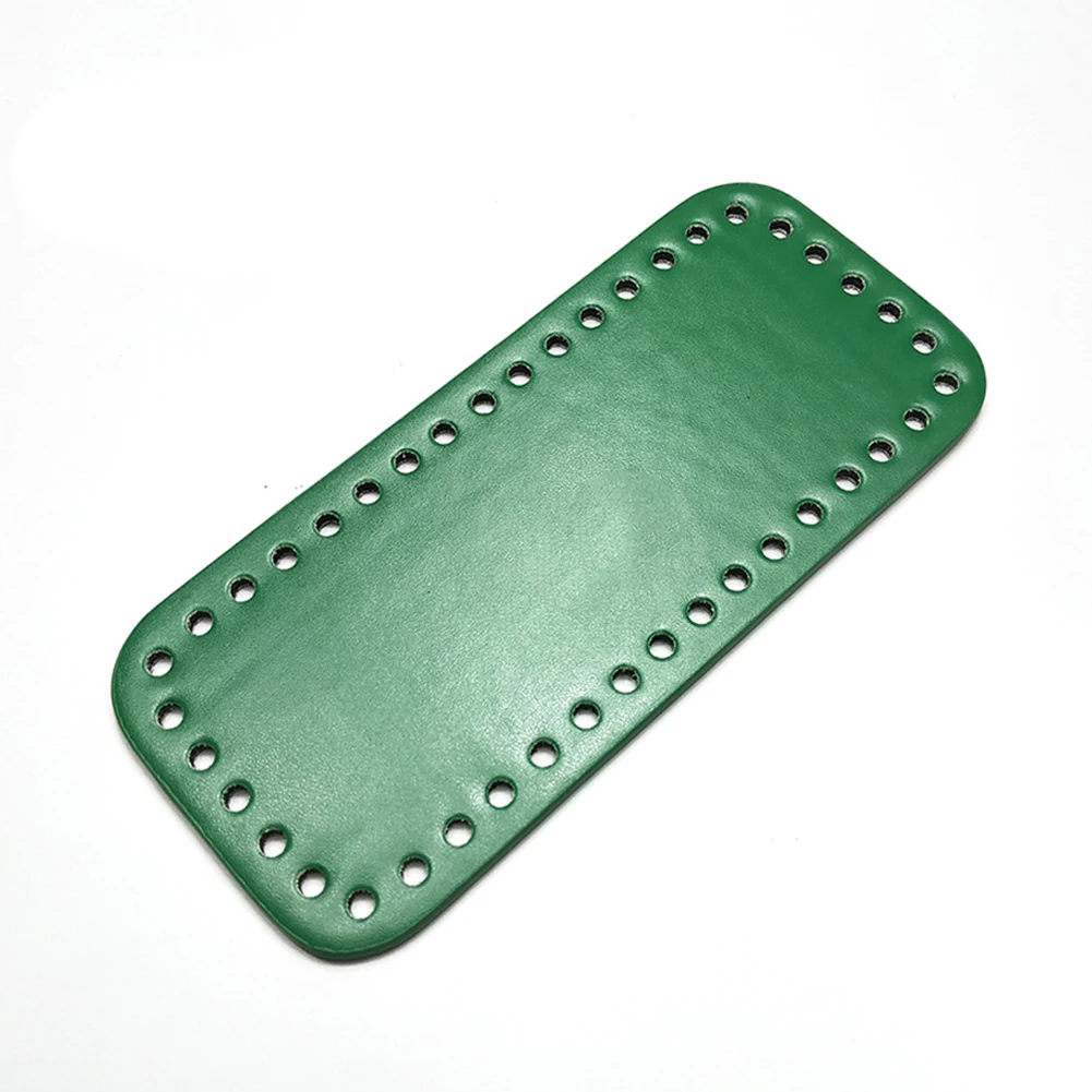 18*8cm Rectangle Bag Bottom PU Leather Shaper Cushion Pad with 42 Holes Women Handmade DIY Crochet Making Shoulder Bag Accessory
18*8cm Rectangle Bag Bottom PU Leather Shaper Cushion Pad with 42 Holes Women Handmade DIY Crochet Making Shoulder Bag Accessory