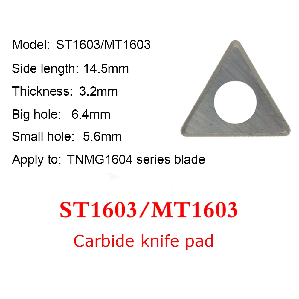 10PCS Carbide Shim Seat MT1603 ST1603 For Turning Inserts TNMG1604 CNC Lathe Tool Accessories Tool Holder Knife Pad 
10PCS Carbide Shim Seat MT1603 ST1603 For Turning Inserts TNMG1604 CNC Lathe Tool Accessories Tool Holder Knife Pad