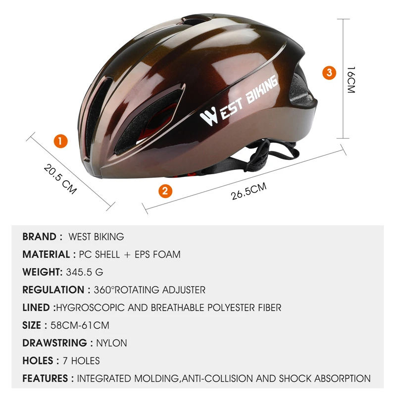 WEST BIKING Professional Cycling Helmet High Quality EPS MTB Road Bicycle Helmet Safety Riding Sports Cap Ultralight Bike Helmet
WEST BIKING Professional Cycling Helmet High Quality EPS MTB Road Bicycle Helmet Safety Riding Sports Cap Ultralight Bike Helmet