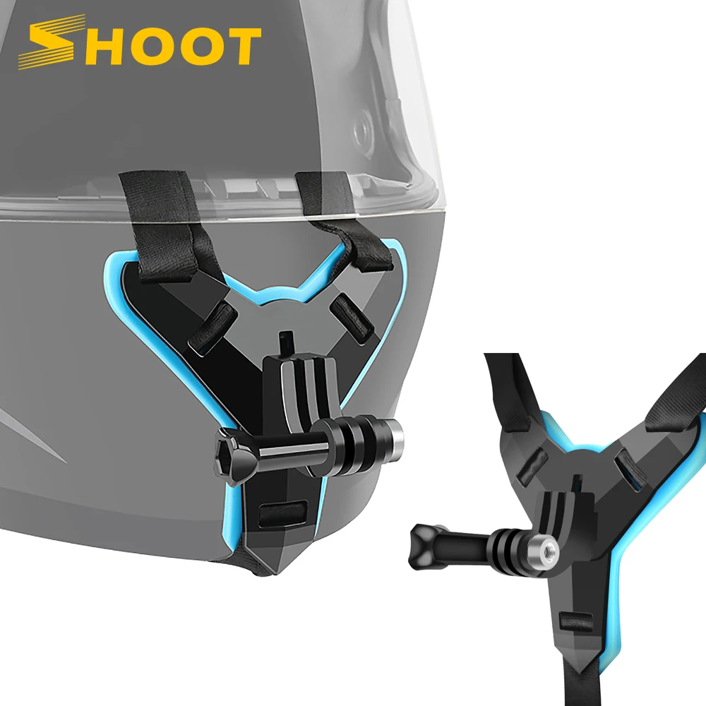 SHOOT Motorcycle Helmet Chin Strap Mount Holder for GoPro Hero 10 9 8 7 OSMO Action SJCAM H9r Insta360 Action Camera Accessory
SHOOT Motorcycle Helmet Chin Strap Mount Holder for GoPro Hero 10 9 8 7 OSMO Action SJCAM H9r Insta360 Action Camera Accessory