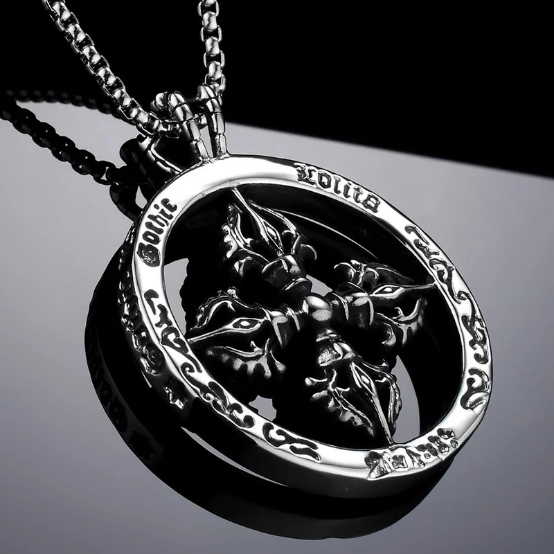 New Retro Cross Pendant Hollow Necklace Men Domineering Gothic Motorcycle Accessories Party Necklace Anniversary Jewelry Gift
New Retro Cross Pendant Hollow Necklace Men Domineering Gothic Motorcycle Accessories Party Necklace Anniversary Jewelry Gift