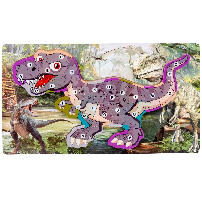 New baby educational toy wooden dinosaur children 3d puzzle learning toys for children number animal alphabet puzzles
New baby educational toy wooden dinosaur children 3d puzzle learning toys for children number animal alphabet puzzles