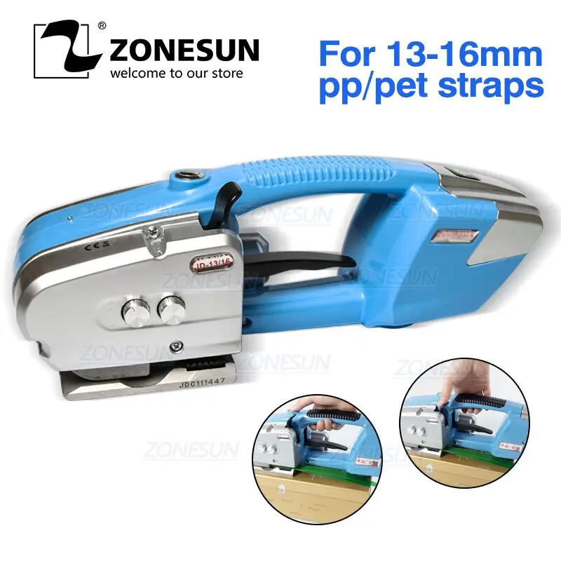 ZONESUN JD16 Battery Power Strapping machine Electric Plastic Strapping machine battery for PP straps carton steel
ZONESUN JD16 Battery Power Strapping machine Electric Plastic Strapping machine battery for PP straps carton steel