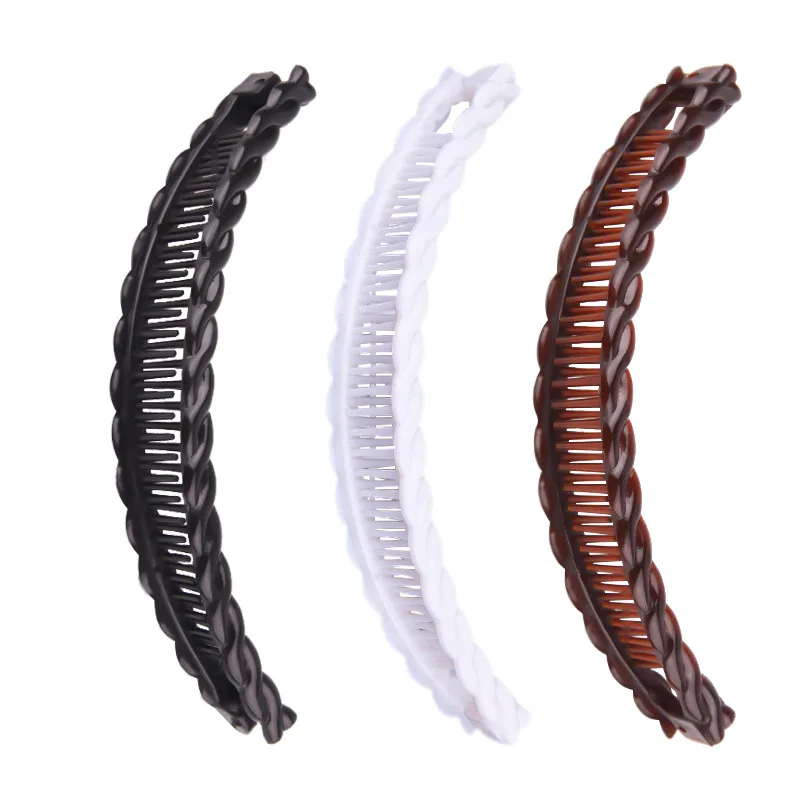 1pc Banana Hair Clip Hair Claws Women Barrettes Hairpins For Girls Ponytail Hoder Hair Clamp Women Hair Accessories Hairgrip
1pc Banana Hair Clip Hair Claws Women Barrettes Hairpins For Girls Ponytail Hoder Hair Clamp Women Hair Accessories Hairgrip