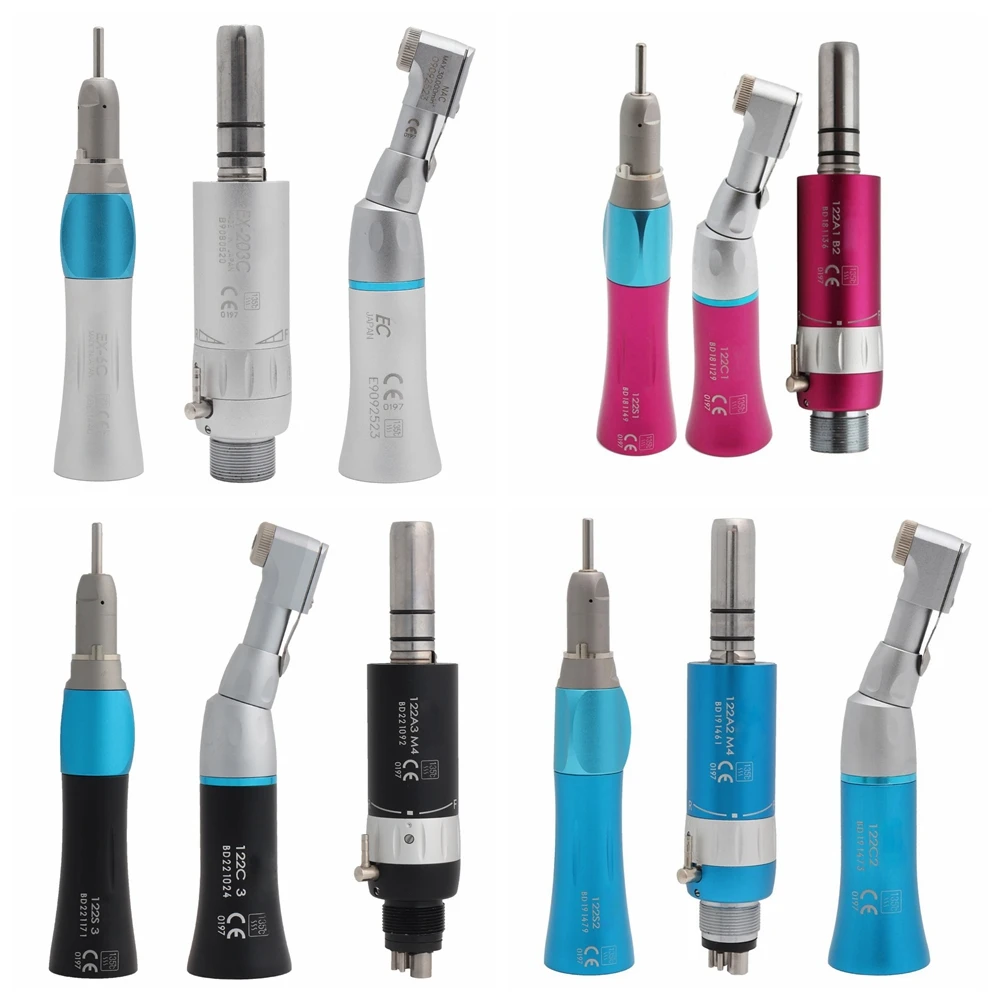 Dental Low Speed Handpiece Straight Nose/Contra Angle/Air Motor Dental Handpiece Air Turbine 2/4Holes 4 Colors
Dental Low Speed Handpiece Straight Nose/Contra Angle/Air Motor Dental Handpiece Air Turbine 2/4Holes 4 Colors