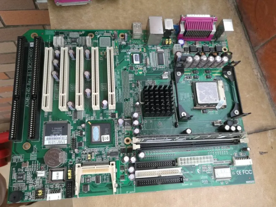 Промышленное оборудование доска AIMB-740VE 2 * ISA 5 PCI интерфейс 478 разъем | Электроника