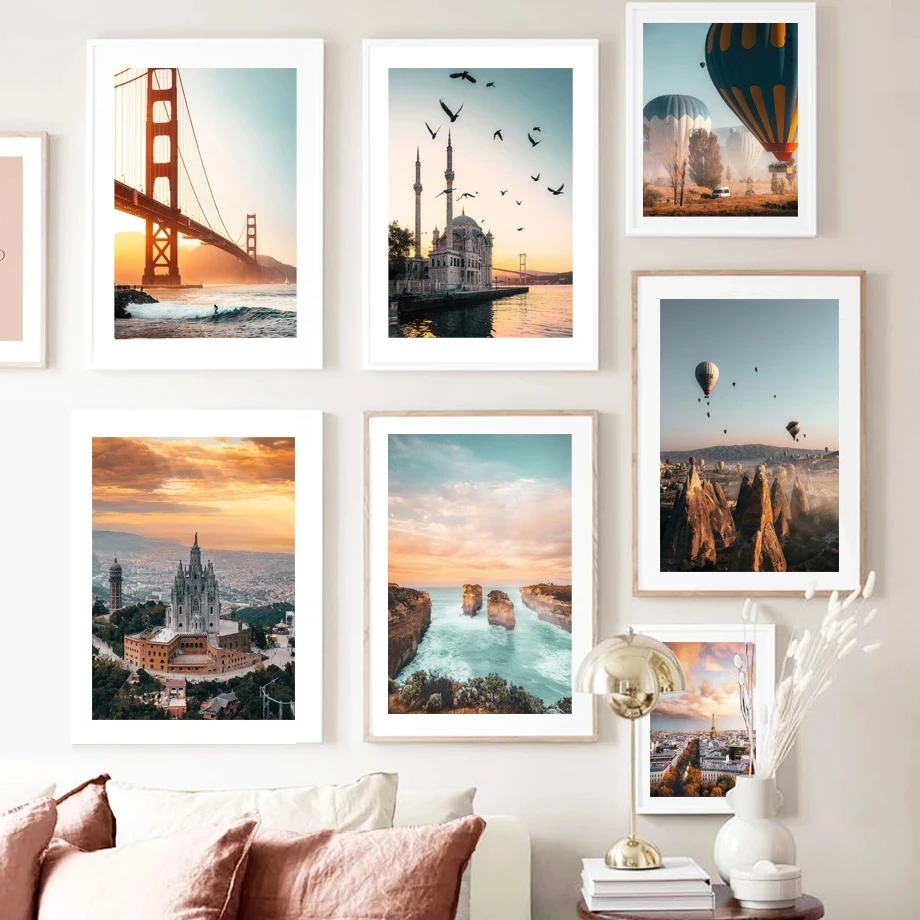 Paris Tower Turkey Balloon Sea World View Wall Art Canvas Painting Posters And Prints Living Room Decor Nordic Style Decoration
Paris Tower Turkey Balloon Sea World View Wall Art Canvas Painting Posters And Prints Living Room Decor Nordic Style Decoration