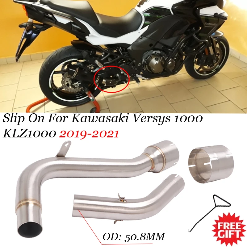 Выхлопной глушитель для мотоцикла Kawasaki VERSYS 1000 KLZ1000 2019 -2021, удаляющий мотоцикл Cat, усовершенствованное соединение, 51 мм Глушитель
Выхлопной глушитель для мотоцикла Kawasaki VERSYS 1000 KLZ1000 2019 -2021, удаляющий мотоцикл Cat, усовершенствованное соединение, 51 мм Глушитель