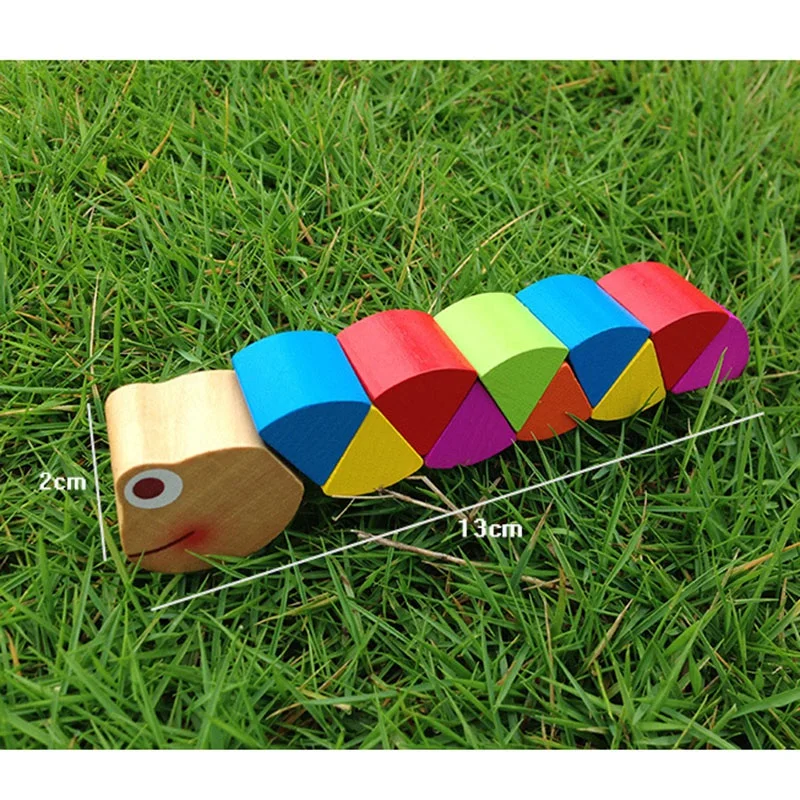 2PCS Intelligence Develope Color Wooden Baby Toy Transformable Caterpillar Warm Colorful Early Educational DIY Toy 
2PCS Intelligence Develope Color Wooden Baby Toy Transformable Caterpillar Warm Colorful Early Educational DIY Toy