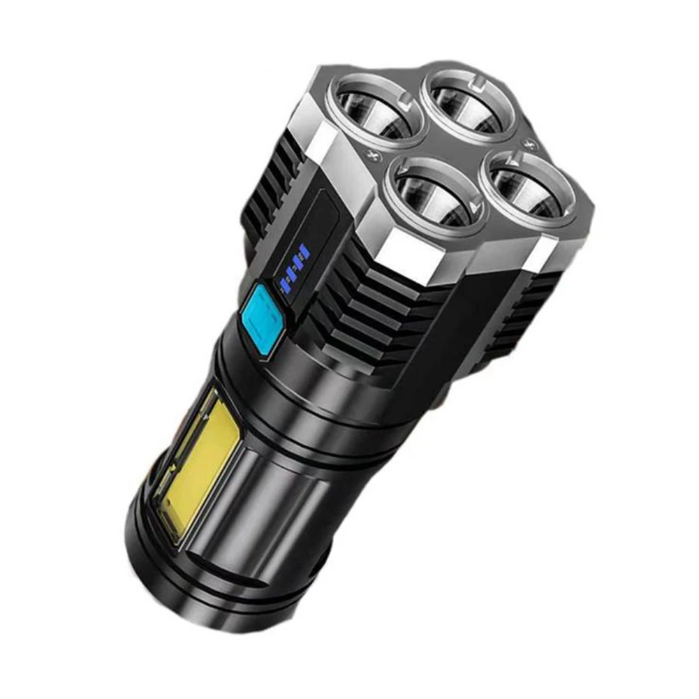 Multi-function Strong COB Flashlight LED Floodlight 4 Lighting Modes USB Rechargeable Hand Torch for Outdoor Household Camping
Multi-function Strong COB Flashlight LED Floodlight 4 Lighting Modes USB Rechargeable Hand Torch for Outdoor Household Camping