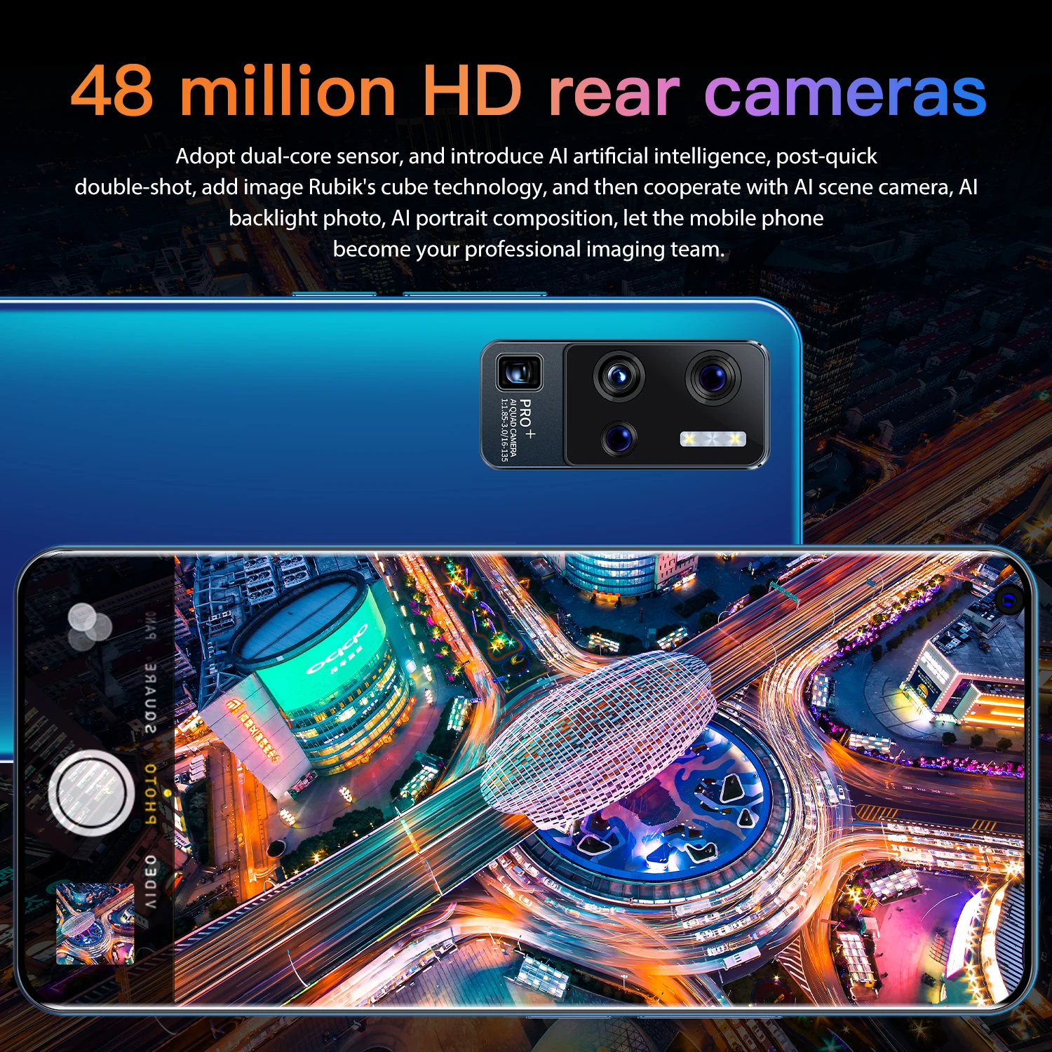 X50 Pro+ 7.0 Inch Global Version Smartphone 5500mAh High Density Lithium-ion Battery 12G+512GB Support 4G 5G Network Smartphone
X50 Pro+ 7.0 Inch Global Version Smartphone 5500mAh High Density Lithium-ion Battery 12G+512GB Support 4G 5G Network Smartphone