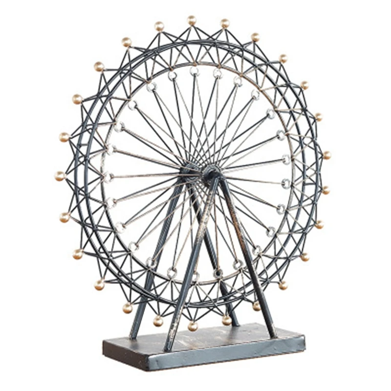 Iron Art Ferris Wheel Decoration Creative Home Living Room Decorations Birthday Gift Metal Large
Iron Art Ferris Wheel Decoration Creative Home Living Room Decorations Birthday Gift Metal Large