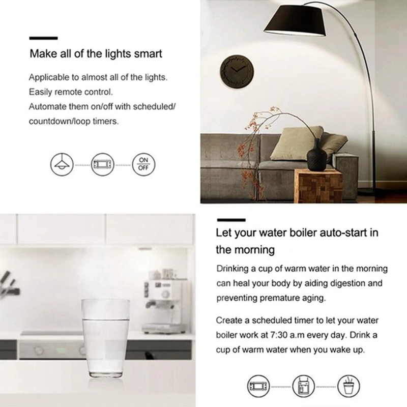 Wifi Smart Switch Compatible Alexa/Google Timer Wireless Remote Switch APP Control For Home Automation Module 10Pcs
Wifi Smart Switch Compatible Alexa/Google Timer Wireless Remote Switch APP Control For Home Automation Module 10Pcs