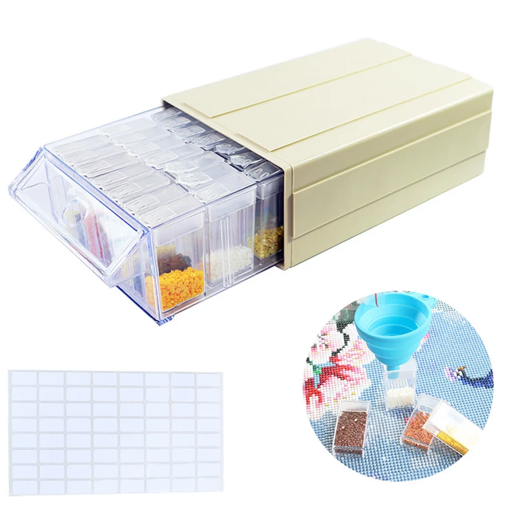 Removable storage container DIY diamond painting accessory with single bottle 1/2/4 box drawer for bead seed drill
Removable storage container DIY diamond painting accessory with single bottle 1/2/4 box drawer for bead seed drill