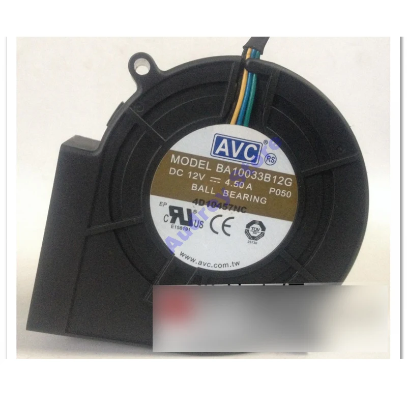 Оригинальный AVC 9733 DC12V 4.5A BA10033B12G двойной шариковый подшипник большой объем вентилятора 51.9CFM турбины центробежные воздуходувки
Оригинальный AVC 9733 DC12V 4.5A BA10033B12G двойной шариковый подшипник большой объем вентилятора 51.9CFM турбины центробежные воздуходувки