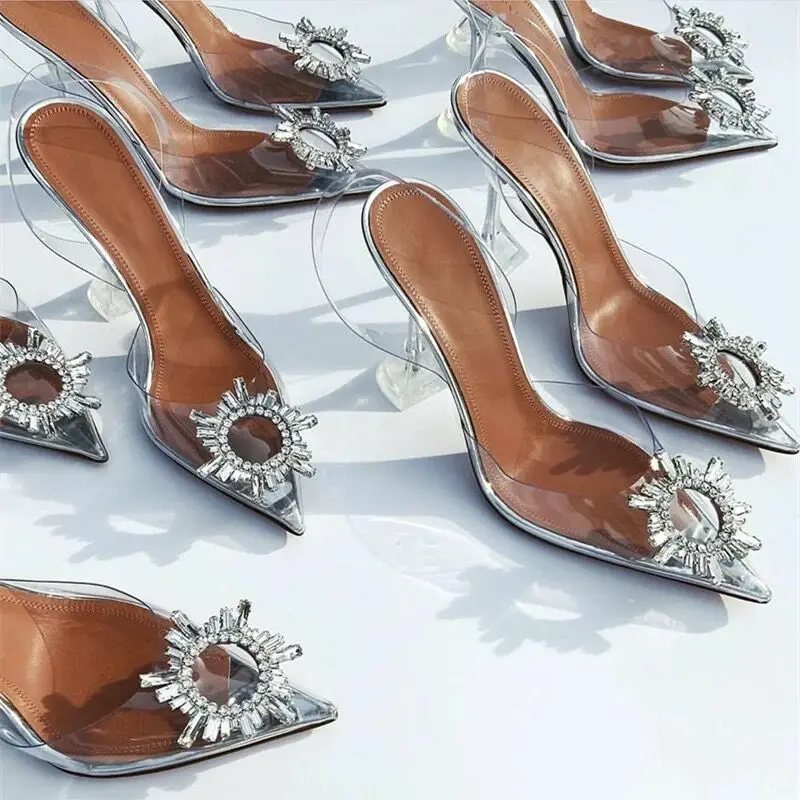 Transparent PVC Sandals Women Pointed Clear Crystal Cup High Heel Stilettos Sexy Pumps Summer Shoes Peep Toe Women Pumps Size 43
Transparent PVC Sandals Women Pointed Clear Crystal Cup High Heel Stilettos Sexy Pumps Summer Shoes Peep Toe Women Pumps Size 43