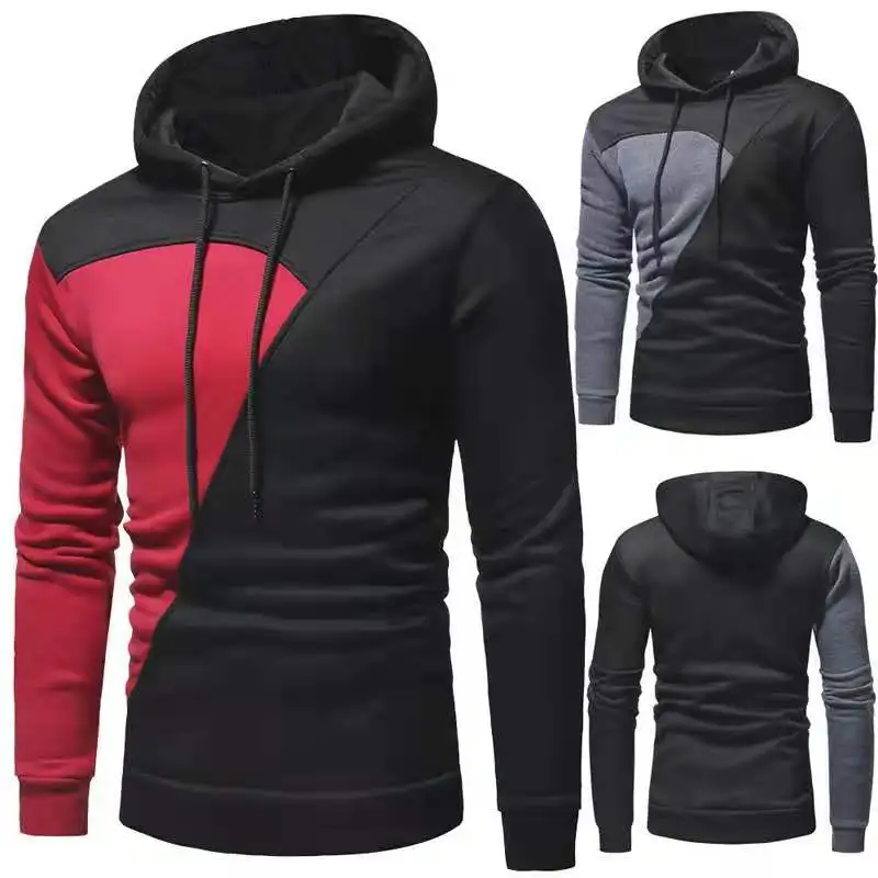 2021 spring and autumn new men's casual color matching hooded pullover sweater men's slim sweater
2021 spring and autumn new men's casual color matching hooded pullover sweater men's slim sweater