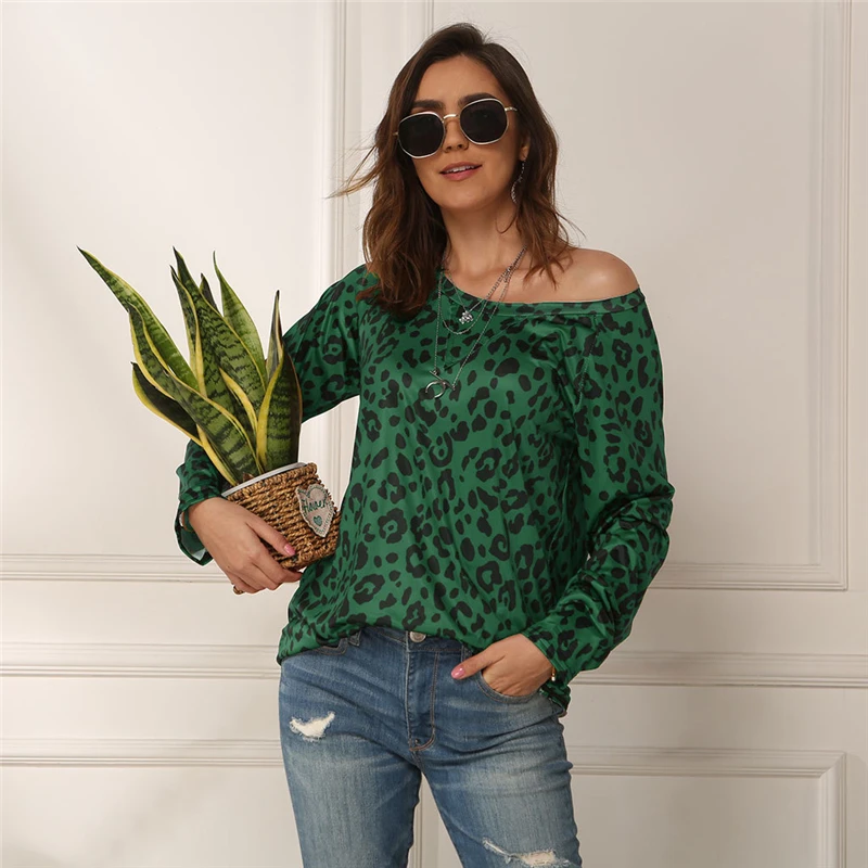 Scoop Neck Leopard Print Slim Fit T Shirt Women Shirts 2020 Summer Streetwear Short Sleeve Casual Tee Shirt Femme Top 5XL 
Scoop Neck Leopard Print Slim Fit T Shirt Women Shirts 2020 Summer Streetwear Short Sleeve Casual Tee Shirt Femme Top 5XL