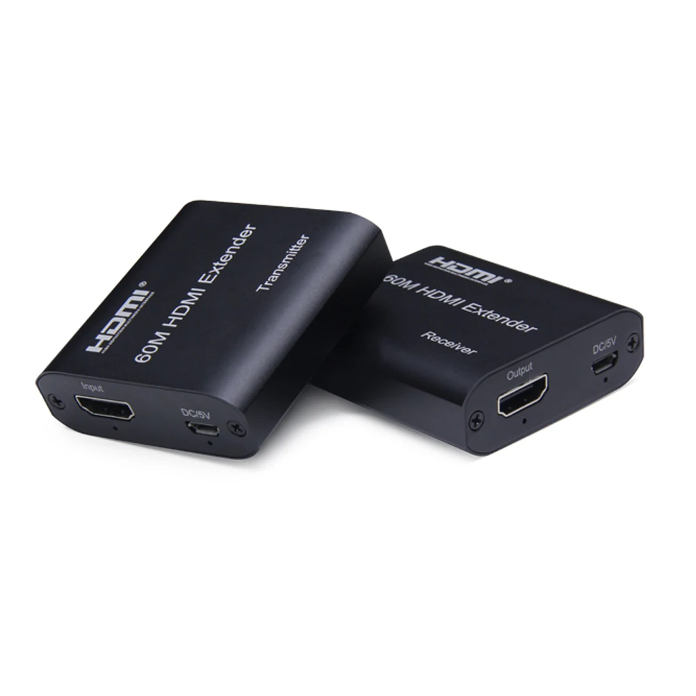 60 м HDMI-совместимый удлинитель 1080p HD передатчик приемник over Cat 5e/6 RJ45 Ethernet с кабелем Micro USB источник питания
60 м HDMI-совместимый удлинитель 1080p HD передатчик приемник over Cat 5e/6 RJ45 Ethernet с кабелем Micro USB источник питания