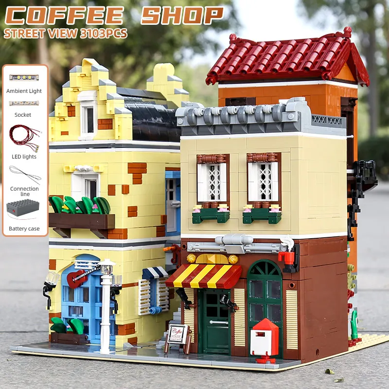 MOULD KING 16008 Streetview Series Educational Toys The Coffer House Model Building Blocks Bricks Assembled DIY Birthday Gifts
MOULD KING 16008 Streetview Series Educational Toys The Coffer House Model Building Blocks Bricks Assembled DIY Birthday Gifts