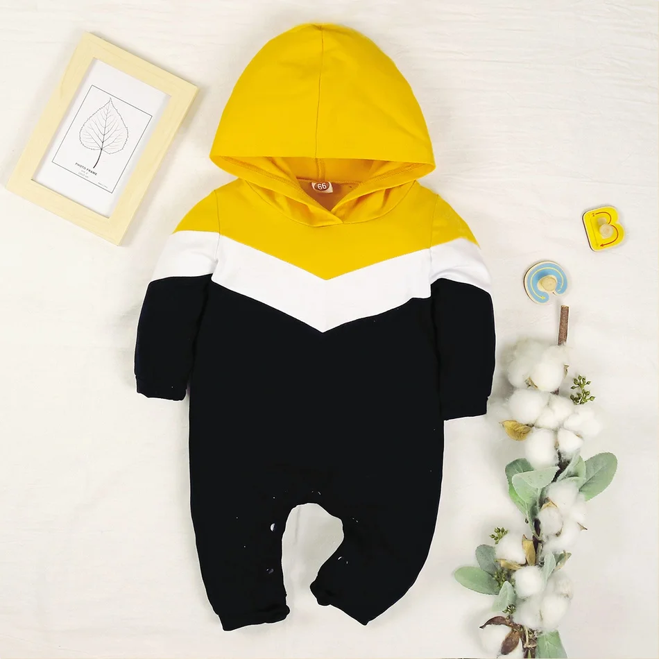 PatPat 2020 New Spring and Autumn Baby Colorblock Hooded Jumpsuit for 0-18M Baby Boy Clothes
PatPat 2020 New Spring and Autumn Baby Colorblock Hooded Jumpsuit for 0-18M Baby Boy Clothes