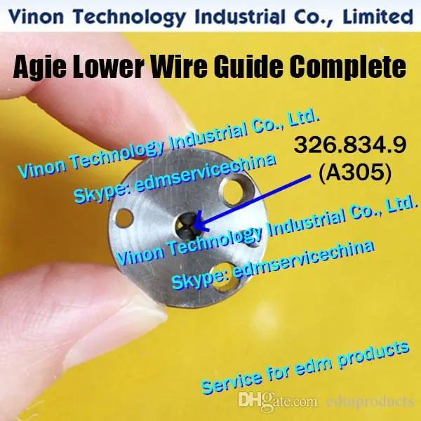 323.304.6 Agie Lower Diamond Guide Complete Set With wire guide 326.834.9 (A305). A315 Wire guide complete set 323.304,590323304
323.304.6 Agie Lower Diamond Guide Complete Set With wire guide 326.834.9 (A305). A315 Wire guide complete set 323.304,590323304