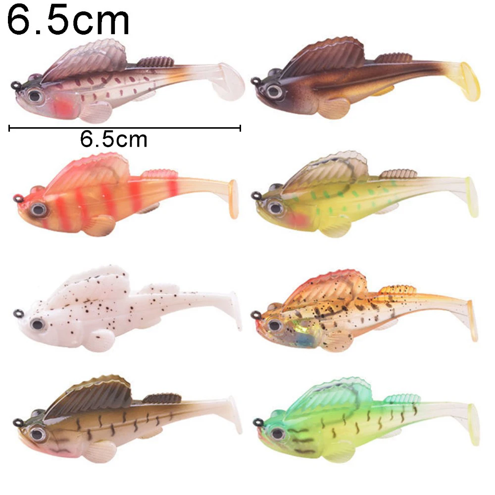 8pcs Fishing Lures Bait Soft Lures Kit Artificial Bait Silicone Fishing Lures Sea Bass Carp Fishing Tackle
8pcs Fishing Lures Bait Soft Lures Kit Artificial Bait Silicone Fishing Lures Sea Bass Carp Fishing Tackle