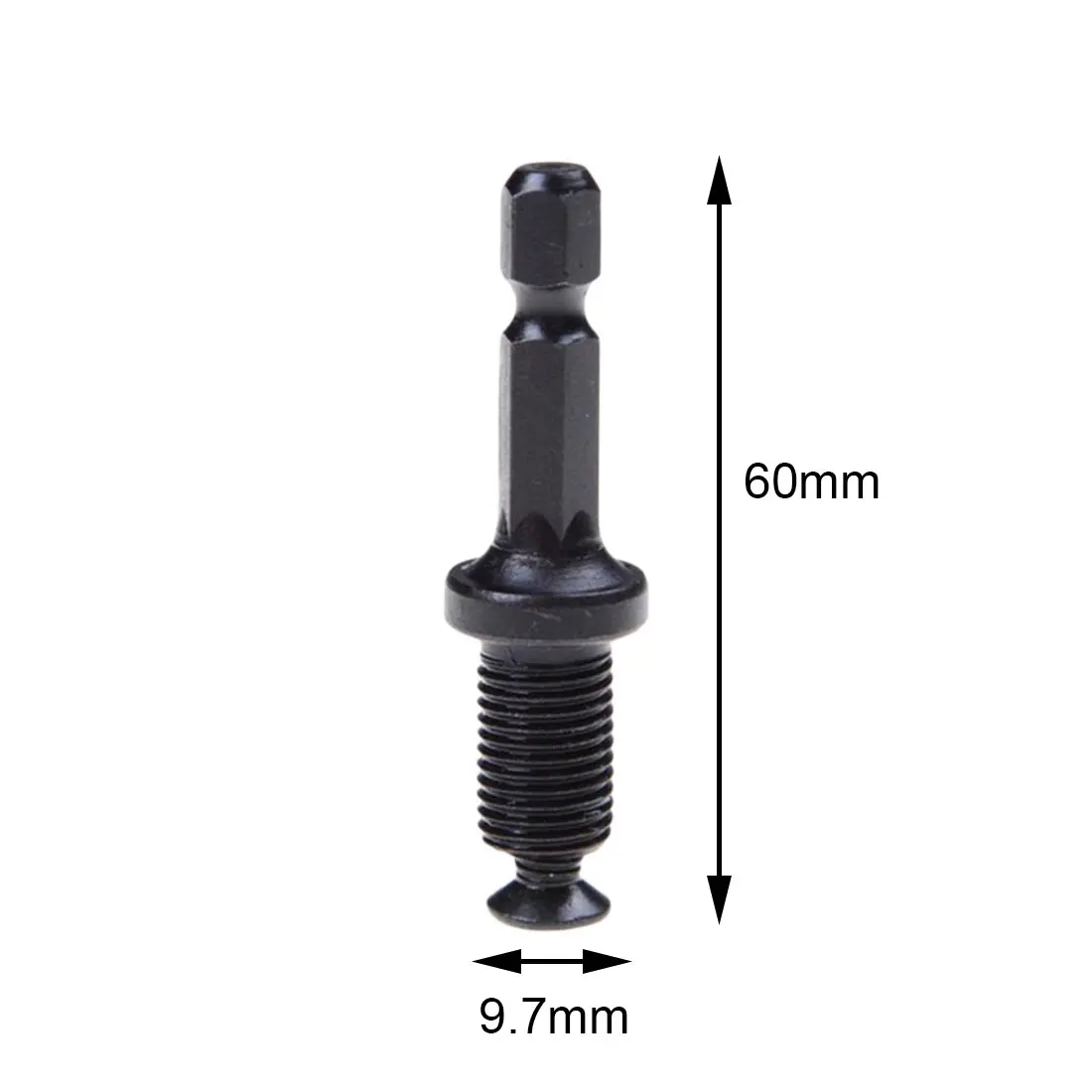 Drill Chuck Adapter 1/4"Hex Shank Male Thread Screw for Drill Chuck 6mm 10mm 13mm 3/8"-24UNF Drilling Bits Accessory
Drill Chuck Adapter 1/4"Hex Shank Male Thread Screw for Drill Chuck 6mm 10mm 13mm 3/8"-24UNF Drilling Bits Accessory
