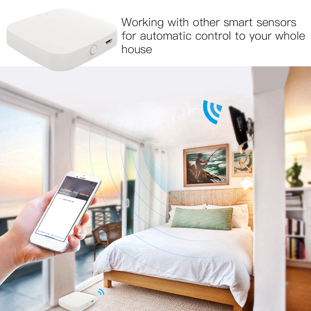 Smart Home Bluetooth-compatible Mesh Gateway SIG Mesh Hub SupportsTuya Smart Smart LifeApp Control