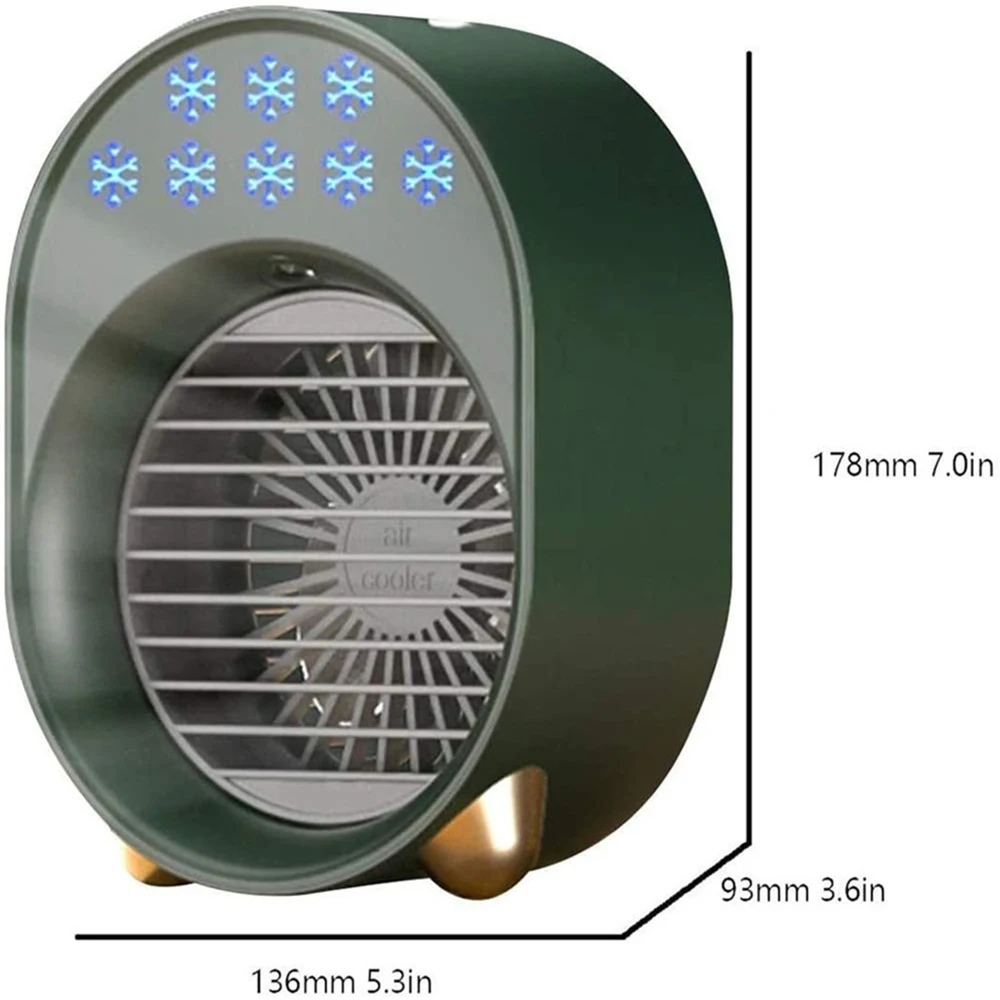 Air Cooler Fan Mini Desktop Air Conditioner with Night Light Mini USB Water Cooling Fan Humidifier Purifier Multifunction Summer 
Air Cooler Fan Mini Desktop Air Conditioner with Night Light Mini USB Water Cooling Fan Humidifier Purifier Multifunction Summer