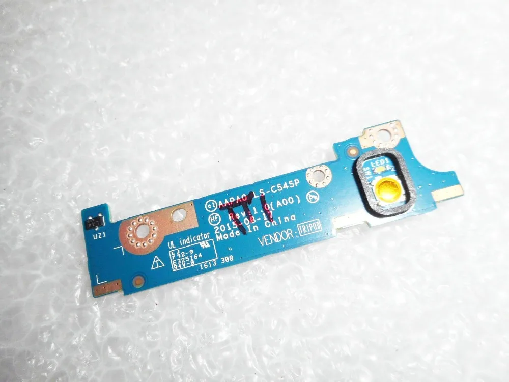 original for DELL PRECISION 15 7510 M7510 LS-C545P power switch button board
original for DELL PRECISION 15 7510 M7510 LS-C545P power switch button board