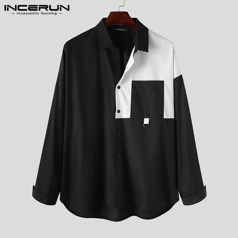 INCERUN Spring Fashion Men Patchwork Shirt Brand Lapel Loose Streetwear Blouse Long Sleeve Button Casual Camisa Masculina S-5XL
INCERUN Spring Fashion Men Patchwork Shirt Brand Lapel Loose Streetwear Blouse Long Sleeve Button Casual Camisa Masculina S-5XL