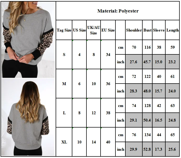 2020 Autumn Winter Women hoody Leopard Stitching hoody Female O-Neck Long Sleeve Fashion Casual Pullover Female Tops
2020 Autumn Winter Women hoody Leopard Stitching hoody Female O-Neck Long Sleeve Fashion Casual Pullover Female Tops