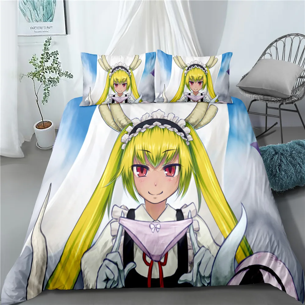 Kobayashi-san Chi No Maid Dragon 3D Printed Bedding Set Duvet Covers Pillowcases Comforter Bedding Set Bedclothes Bed Linen
Kobayashi-san Chi No Maid Dragon 3D Printed Bedding Set Duvet Covers Pillowcases Comforter Bedding Set Bedclothes Bed Linen